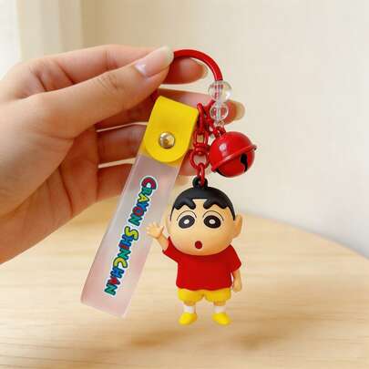  Móc khóa Shinchan Crayon 3D bằng nhựa PVC MINISO với hạt màu sắc và hình nhân vật hoạt hình, phụ kiện túi xách hoặc xe hơi vui nhộn và bền chắc, vật trang trí sưu tầm dễ thương cho nhà hoặc văn phòng, nhiều kiểu dáng để lựa chọn.