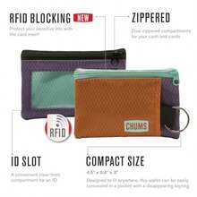 Small Wallets - Aqua Flauge Green Dorado - View 7