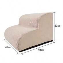 2/3/4/5 Degraus para Animais de Estimação, Antiderrapante e Durável, Removível e Lavável para Sofá/Cama, Adequado para Cães/Gatos Feridos, Idosos e Animais de Estimação com Dor nas Articulações, Produto Mais Vendido - Cinza Claro - Visão 7