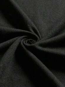 Plus Size Plain Round Neck Short Sleeve T-Shirt, Versatile And Practical - 白色 - 查看 3