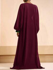 Conjunto de kimono y pantalones palazzo elegantes y casuales para la playa, 2026 - Morado 2 - Ver 10