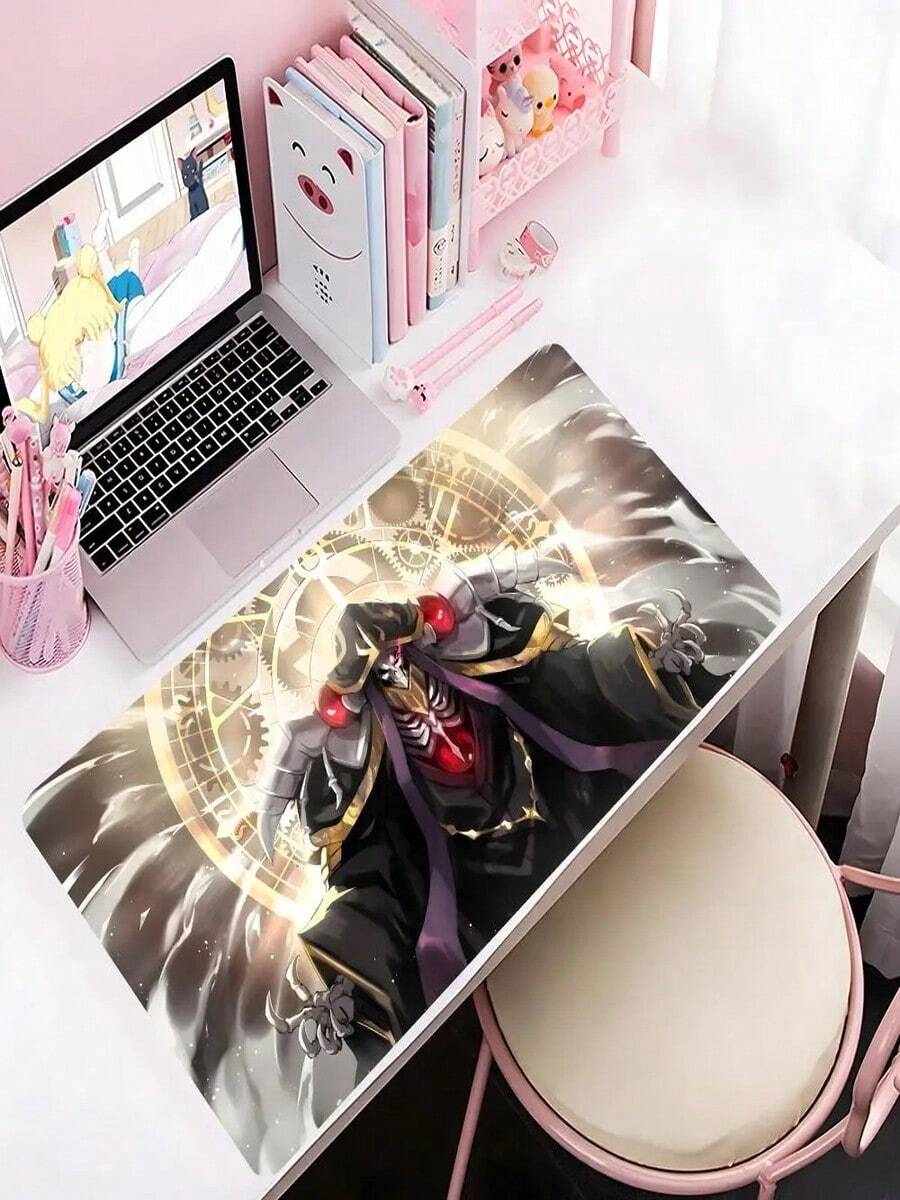 Overlord Ainz Ooal Gown Anime Mouse Pad Mousepad Large Gaming Mouse Pad LockEdge Thickened Computer Keyboard Table Desk Mat - 查看 1