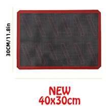 Perforated Silicone Baking Mat, Non-Stick Oven Liner, Baking Tool For Cookies/Bread/Macarons, Baking Kitchen Utensil Accessories - 全新 40x30厘米 - 查看 1