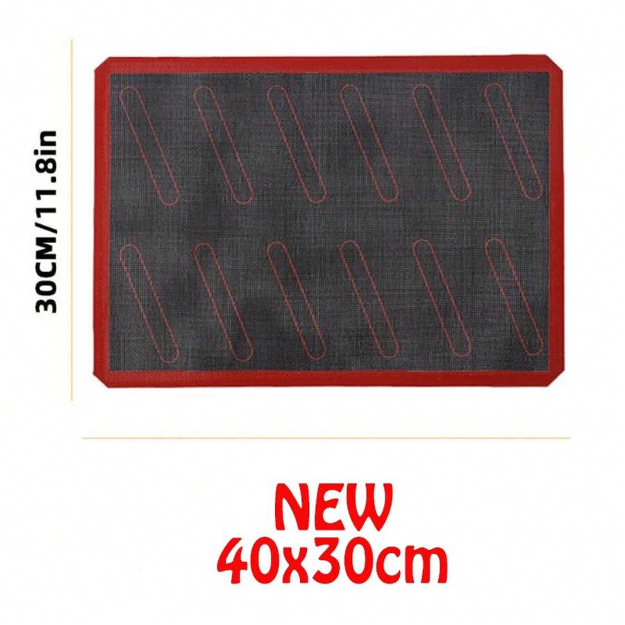 Perforated Silicone Baking Mat, Non-Stick Oven Liner, Baking Tool For Cookies/Bread/Macarons, Baking Kitchen Utensil Accessories - 全新 40x30厘米 - 查看 1
