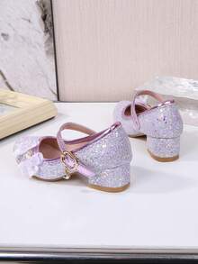 2026 Zapatos de tacón alto para niñas para actuaciones en el escenario - Púrpura malva - Ver 11