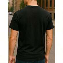 Penguin Lovers T-Shirt - "I Did The Calculations And The Answer Was Penguin" Funny Math Joke Graphic T-Shirt, Lightweight, Casual, Short Sleeve, Crew Neck, All-Season Comfort, Ideal For Outdoor Sports And Casual Wear, Penguin T-Shirt, Everyday Wear, Funny Design, Durable Print, Printed T-Shirt, For Humor Lovers, Leisure Wear, Humorous Garment, Comfortable Fit, Printed T-Shirt, For Humor Enthusiasts KDJV - 黑色 - 查看 3