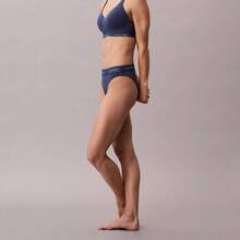 Calvin Klein Calvinklein Icon Cotton Modal Lift Bralette QF8500 - 深色牛仔褲 - 查看 6