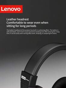 Lenovo E02 有線耳機附麥克風，3.5mm 耳機適用於電腦筆記型電腦、線上課程、英文聽力、辦公會議、客服中心、學習，附降噪麥克風 - 查看 7