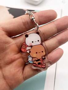 Móc khóa hình gấu đôi Bubu Dudu đáng yêu bằng acrylic, thích hợp để gắn vào túi xách và làm quà tặng, món quà hoàn hảo cho người thân yêu. - Nhiều màu - Xem 11