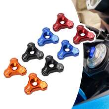 PowerMotor 适用于 SX SX-F EXC EXC-F XC XC-W XCF-W 125-530cc 2008-2024 TC TE FC FE GasGas Beta Enduro 越野摩托车的摩托车前叉减震器旋钮调节器 WP 48mm - A - 查看 3