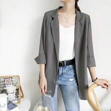 Women Lightweight Cardigans - Pure Black [Shop][Order Now and Receive a Free Gift] - View 2