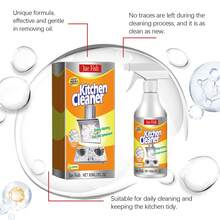 JUE FISH Magic Foam Cleaner Spray Powerful Oil Stain Remover For Kitchen Heavy Duty Degreaser Cooktop Oven Griddle Pots And Pans Cleaner Foam Deep Cleansing Multi Surface Bubble Cleaner Stain Eraser Household Cleaning SprayRust RemoverFastActingKitchenupplies - Multiple Forms - View 5
