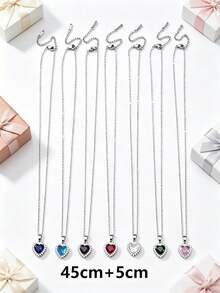 Caja de regalo sorpresa con productos opcionales - Puede recibir aleatoriamente 2 collares, adecuados para festivales, fiestas, bodas, banquetes, uso casual e incluso regalos del Día de San Valentín (los estilos pueden variar) - Multicolor - Ver 11