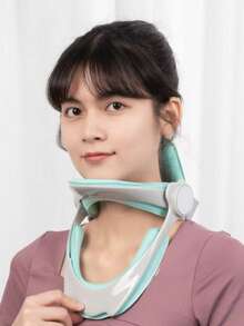 1pc Adjustable Neck Support Collar, Adult Neck Brace For Low Head Prevention, Home/Office Neck Traction Device, Comfortable Breathable To Relieve Fatigue, Suitable For Daily Office, Home Rest, Low Head Crowd, Long-Distance Driving, Neck Discomfort Relief - Adjustable Neck Support - View 1
