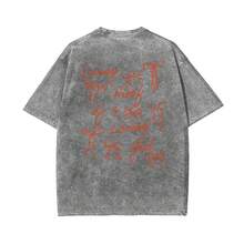 Prueba Viva de un Dios Amoroso - Camiseta Unisex Lavada - Gris - Ver 4