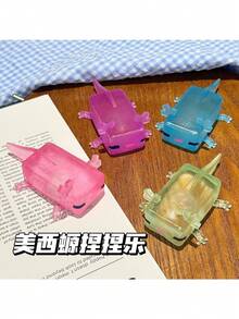 Colorful Axolotl Mochi Squishy Toy, Creative Stress Relief Squeeze Toy, Perfect Gift For Men, Women, Parties - Multicolor - View 9