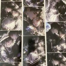 Dark Aesthetic Anime Couple PET Washi Tape, Romantic Glitter Style Decorative Tape For Journal Scrapbooking - 6.5cm*92cm - View 4