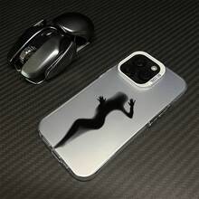 Funda Black Phantom, Compatible con  16,  16 Pro Max/16 Plus/16 Pro/ 15/ 15 Pro Max/15 Plus/15 Pro/14 Plus/14 Pro Max/14 Pro/ 14, Carcasa Protectora de Alta Gama para Teléfono Móvil, Funda para Teléfono con Diseño Estampado, Carcasa con Diseño Impreso. - Blanco - Ver 2