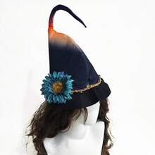 Floral Wizard Hat, Suitable For Halloween Party / Dark Fairy Tale Themed Events - Dahlia Hat - View 6