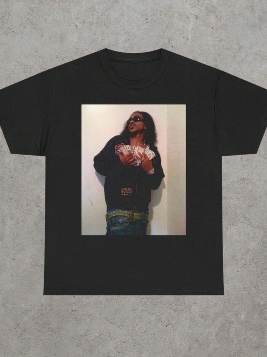 Camiseta unisex, camiseta vintage de la leyenda del rap de Nueva York|CaderaSaltoMAXBGraphic, ropa de mujer, blusas, vestidos casuales, camisas de mujer, blusas, vestidos de mujer, camisas, Conjunto Casual Diario, Corte Regular, Combinación Diaria, Estampado Gráfico, Conjunto Casual Deportivo Diario, Corte Regular, Combinación Diaria, Estampado Gráfico, Casual Deportivo - Negro - Ver 1