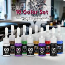 DQFART Wireless Tattoo Machine Kit With Smart Display - 1600mAh Battery, 5-6 Hours Working Time, Quiet & Lightweight Tattoo Pen, Suitable For Beginners, Includes Complete Set Of 10 Needle Cartridges And 10 Inks - Black - View 10