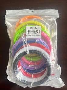 1pc 3D Printing Pen PLA Filament, 10/20 Colors*5m, Suitable For High-Temperature 3D Printing Pens With Compatible Diameter, Back To School PLA 3D Printing Pen Refill, For DIY Doodle Painting Creative Projects, Perfect For Artists Students Makers DIY Creative Projects Gifts - 5m - View 12