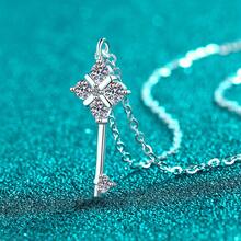 Women Tennis Necklace - 44.5分全莫桑 - 查看 2