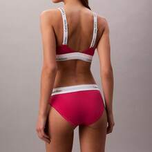 Calvin Klein Calvinklein Icon Cotton Modal Lightly Lined Bralette QF8504 - 鮮豔的粉紅色 - 查看 5