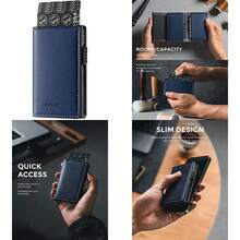 Small Wallets - Azul marinoLitchi Navy - Görünüm 1
