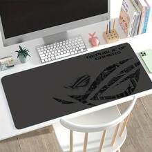 1pc Large Non-Slip Rubber Base Gaming Mouse Pad, Extended Desk Mat For PC, Office And Gaming Scenarios, Fashion Theme Desktop Accessory, Ideal Gift For Gamers And Aesthetic Lovers (Fashionable Black Background, Durable Non-Slip Surface) - Mouse Pad - View 5