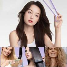 1把V型防静电直发梳，适用于美发沙龙、理发店、美容院，是美发配件和造型工具的理想之选，尤其适合长发、粗硬发质、浓密发质和干性发质。 - 彩色 - 查看 3