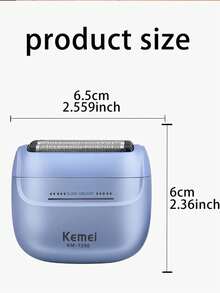 Kemei 1 máy cạo râu điện mini cầm tay KM-T290 dành cho nam, máy cạo râu chuyên nghiệp chống nước, sạc nhanh USB, thời lượng pin lâu dài, công tắc trượt, lưới cạo râu từ tính chính xác, 5 đầu tỉa râu tốc độ cao, hộp quà tặng. - Nhiều màu - Xem 12
