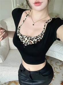 Women Tops - Black - View 8