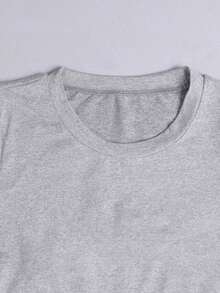 Explorewe 5pcs/Set Teenage Girls' Solid Color Short Sleeve T-Shirt With Ruched Side, Casual, Suitable For School, Outing, Campus Life, Ins Style Top Teen Girls T Shirts Teen Girl Clothes Pack Of Tops - 彩色 - 查看 3