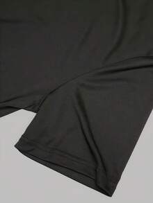 Camisetas manga corta mujer algodón corte clásico, suave y transpirable, adecuada para uso casual diario, cuello redondo clásico, versátil en múltiples colores, lavable a máquina. - Negro - Ver 4