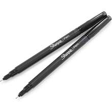 Sharpie Felt Tip Pens, Fine Point (0.4mm), Black, 4 Count - Art Markers, Journaling, Drawing - Point Pen - View 4