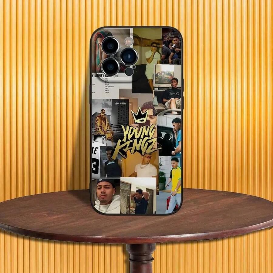 M-Myke T-Towers 2025 Phone Case For IPhone 17, 16, 15, 14, 13, 12, 11, Pro, Max, Plus, X, XS, SE4, E, Mini, Soft Black Case For Samsung Galaxy S21 S22 S23 S24 S25 S26 Ultra Plus. - z5 - 查看 1