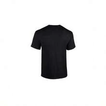 Camiseta a cuadros con diseño de rayos - 220g - Negro - Ver 2