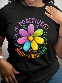 1 pieza de tela transpirable y suave de elasticidad media con un diseño de flores coloridas, lavable a máquina, disponible en varios colores, perfecta para ropa de mujer de verano, camiseta casual de manga corta para primavera y verano, 180g, 100% algodón. - Negro - Ver 12