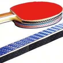 2pcs/4pcs Table Tennis Racket Edge Protector, Thick Polyurethane Protective Strip, Carbon Fiber Texture Edge Guard To Prevent Collision, Self-Adhesive Underlay To Protect The Edge Strip. - Multicolor - View 7