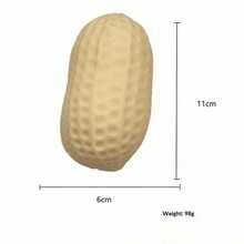 1pc Coconut Oil Squishy Peanut Pinch Toy Moldable Non-Rebound Finger-Sucking Handmade Ball - Multicolor - View 8