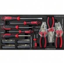20 "Tragbare Drei-schicht-tonkasten, Vierstöckige Werkzeuge, Metallriegel, Oberste laderaum und Anderes Zubehör. Sie Eignen Sich Für Garagen, Wohnung - Oder Arbeitstisch,-Schwarz & Rot - Schwarz - Übersicht 9