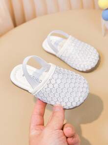 Baby/Kleinkind Mesh atmungsaktive Sandalen, Weiche Sohle Anti-Rutsch Baby Laufschuhe, Neues Sommer Design für Jungen & Mädchen - Weiss - Übersicht 10
