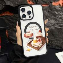 マグネット式黄ばみ防止 | 高級感あふれる2in1アクリルマグネット式スマホケース！スタイリッシュで手触りも良く、実用的な保護機能とマグネット式・耐衝撃設計を融合させた、高級感あふれるケースです。 ティータイムケーキミルクティーキャラメルケーキストロベリークッキーケース  11  17e 手机壳  17e 手机壳 家族、恋人、友人、そして子供たちへのプレゼントに最適です。  13/11 Pro/ 13 pro/14 Pro/16 Pro/14 Pro Max/15 Pro/12 Pro Max/12/13 Pro Max/14/14 Plus/12 Pro/17 Pro Max/11 Pro Max/15/15 Pro Max/16 Pro Max/16e/16 Plus/Apple  Air/17e/16/17 Pro/15 Plus/17 - ブラック - チェックする 9