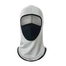 1pc Men's Breathable Elastic & Silky Smooth Ice Silk Face Mask With Neck Gaiter, Soft & Comfortable, Moisture-Wicking, For Outdoor Sports Cycling Motorcycle Bicycle Face & Neck Protection Halloween Ski Masks - Multicolor - View 24