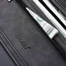 Men Wallet & Check Holder - Black - View 4