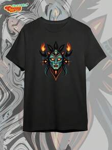 CherryPie T-Shirt With Shamanic Motifs - B - View 1