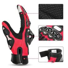 1 Pair Waterproof Motorcycle Gloves, Warm Riding Gloves, Full Finger Motorcycle Gloves, Touchscreen Motorcycle Gloves, Anti-Slip Racing Gloves, Motorcycle Accessories, Essential For Riding, Unisex Biker Gift - A - View 5