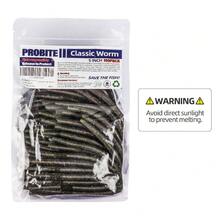 100 Soft Fishing Worms - 5inch Senko Style Stick Lures For Bass, Trout & Small Fish - Plastic Worm Lures (Multi-Colored) - Great Value Bulk Pack, Economical & Realistic Action - Ideal Fishing Gift For Anglers - lát bí ngô xanh - Xem 5