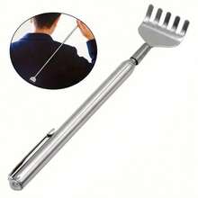1/3/6pcs Premium Mini Massage Wand – Extendable Back Scratcher & Massager, Pen-Style Stainless Steel With Pocket Clip, Portable Deep-Kneading Tool For Muscle & Back - A - View 2